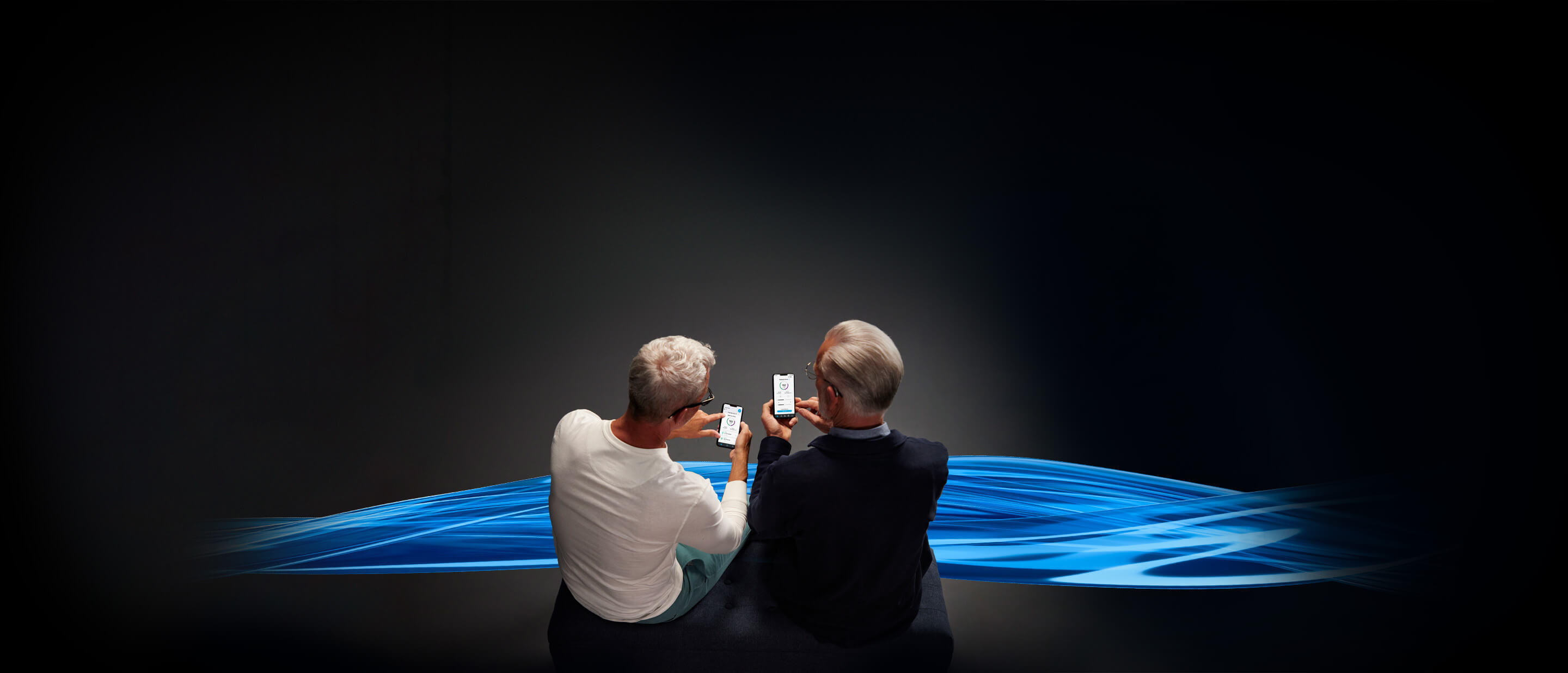 evolv ai two men ribbon