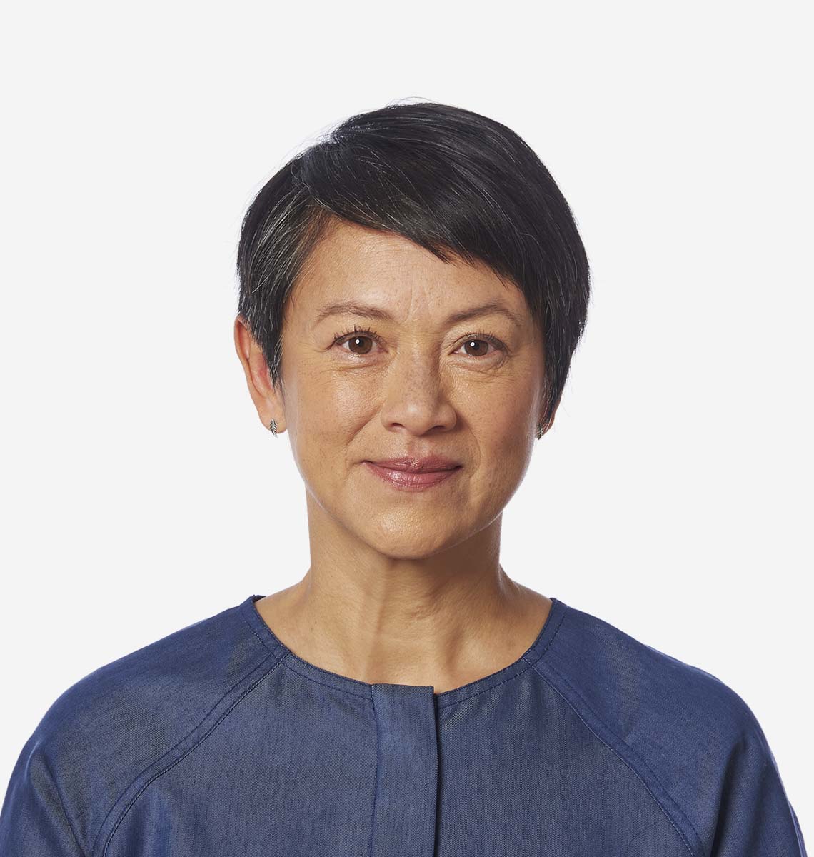 Catrina wearing RIC RT hearing aids